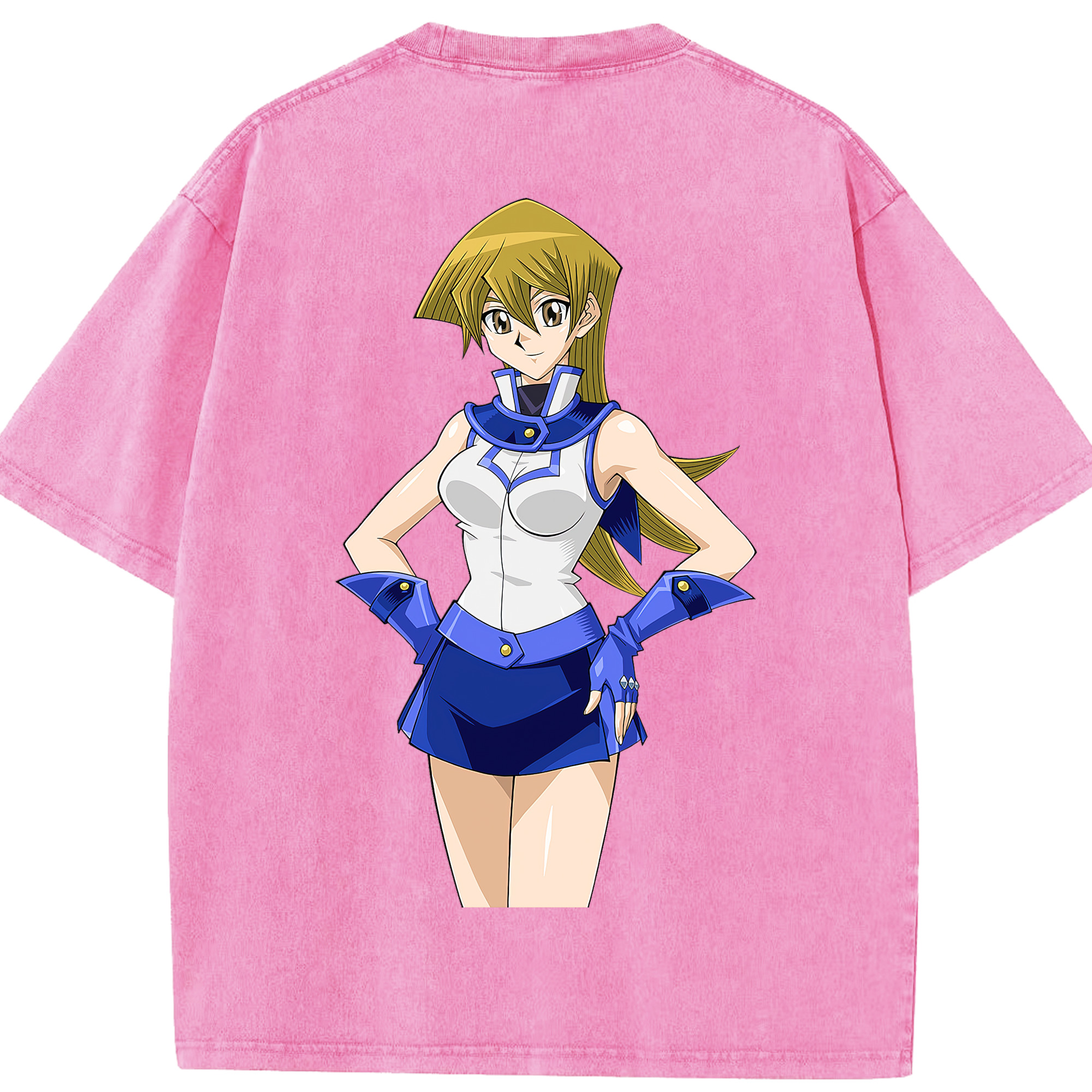 （画像用） 遊☆戯☆王 Yu-Gi-Oh! 綿100% ヴィンテージ風 半袖Tシャツ（背面プリント）